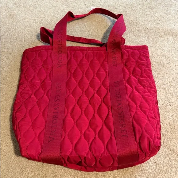 Victoria's Secret Scarlet Quilted Tote - Picture 1 of 2